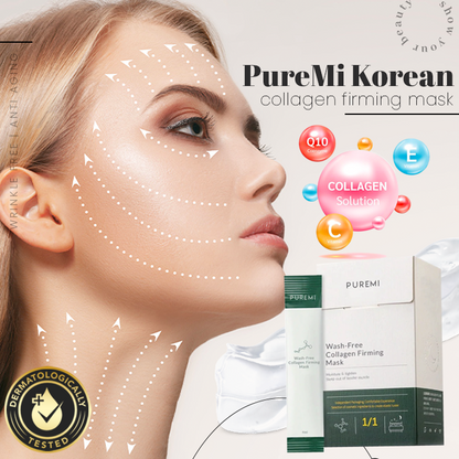 Neue PuriMe Korean Collagen Festigende Maske mit ionischem Gesichtsmassager.