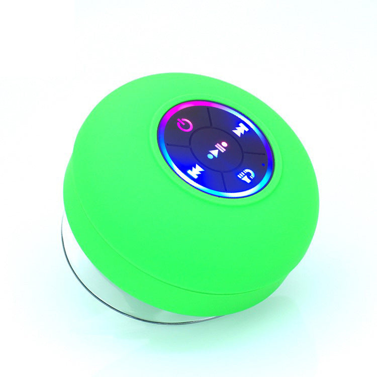 Bluetooth-Dusch-Wireless-Lautsprecher mit LED-Farblicht - IPX4 wasserdicht