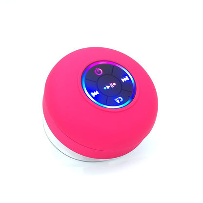 Bluetooth-Dusch-Wireless-Lautsprecher mit LED-Farblicht - IPX4 wasserdicht