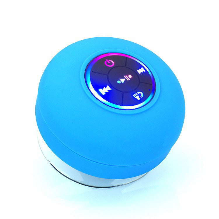 Bluetooth-Dusch-Wireless-Lautsprecher mit LED-Farblicht - IPX4 wasserdicht